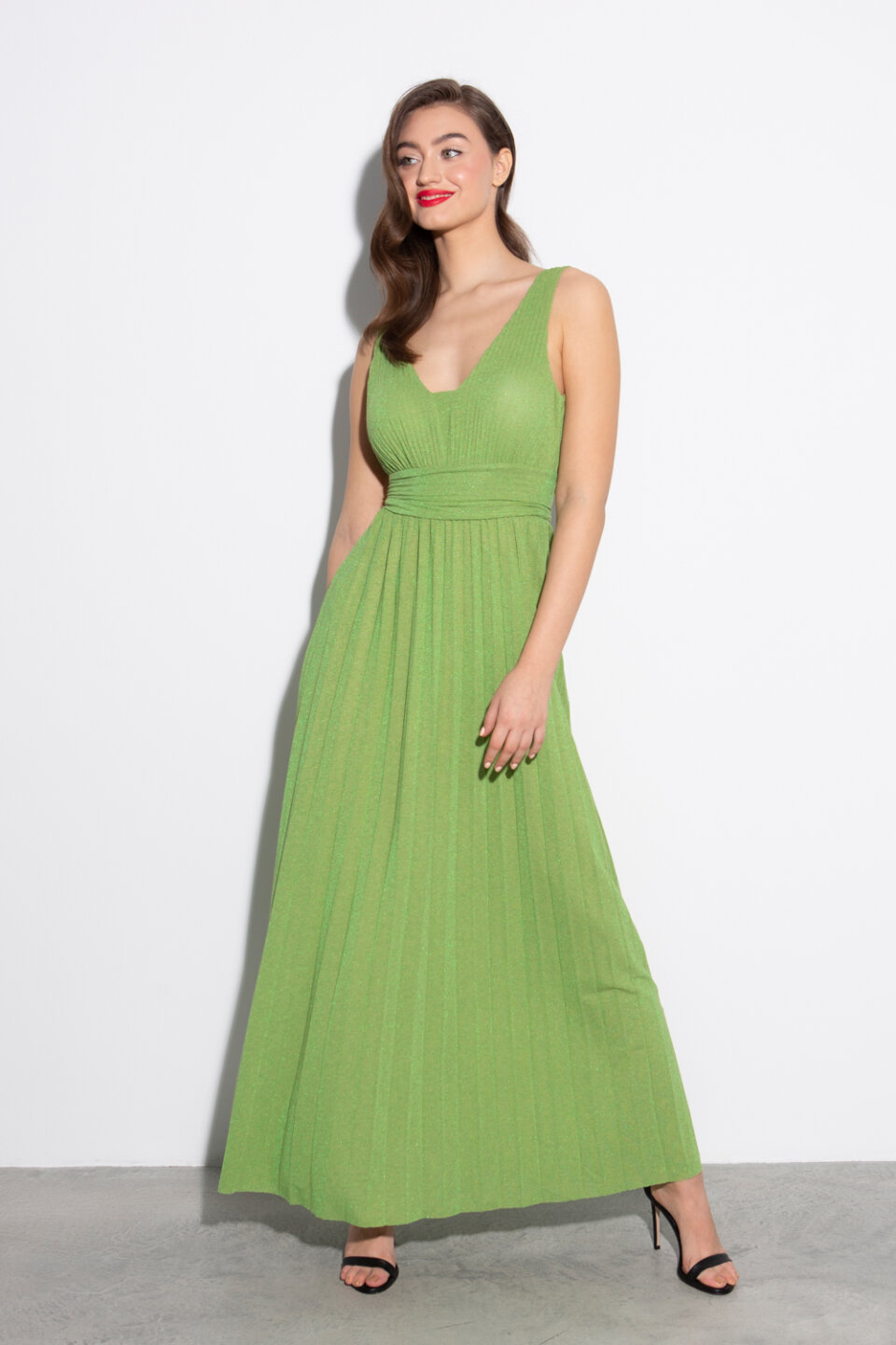 Rochie-verde-de-seara-cu-sidef-Evelyn