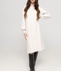 Rochie lejera cu maneci bufante Floris