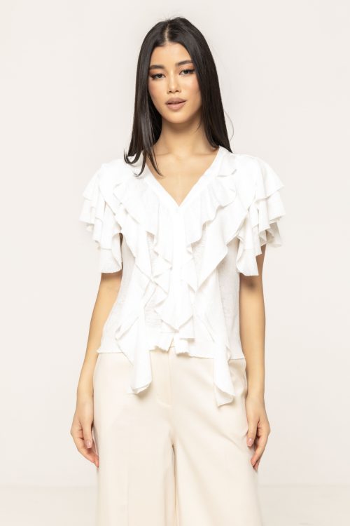 Bluza cu volanase Mirra