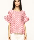 Bluza cu imprimeu buline Patricia