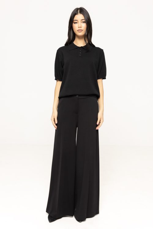 Pantaloni simpli evazati Marina
