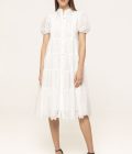 Rochie cu siret in talie Sorina