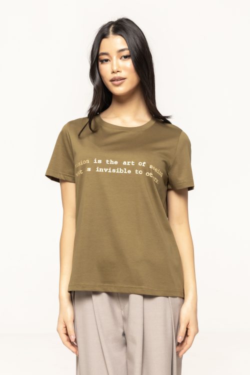 Tricou cu text Kelly