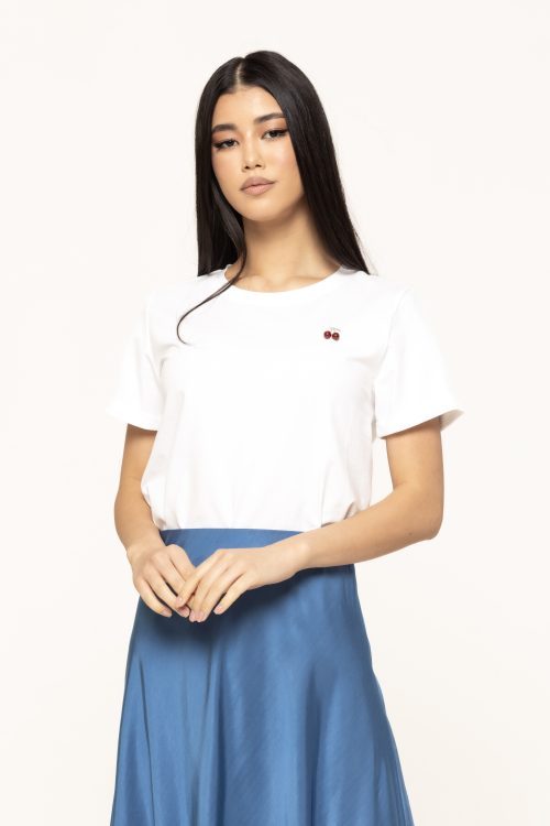 Tricou cu model cireasa Tess