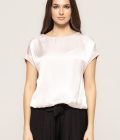 Bluza satinata cu maneca scurta Marisa
