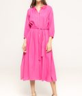 Rochie lejera cu cordon in talie Helena