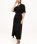Rochie midi tip cămașă cu cordon subțire Roxy