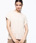 Tricou lejer cu mâneci întoarse Jessie