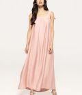 Rochie maxi vaporoasă cu bretele late Diana
