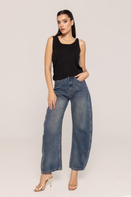 Jeans evazați cu talie înaltă Lesley