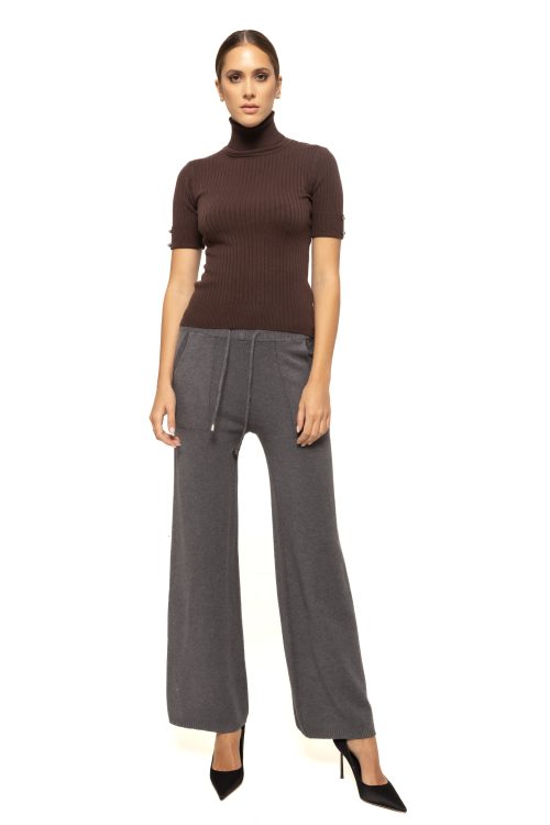 Pantaloni casual cu siret Estera