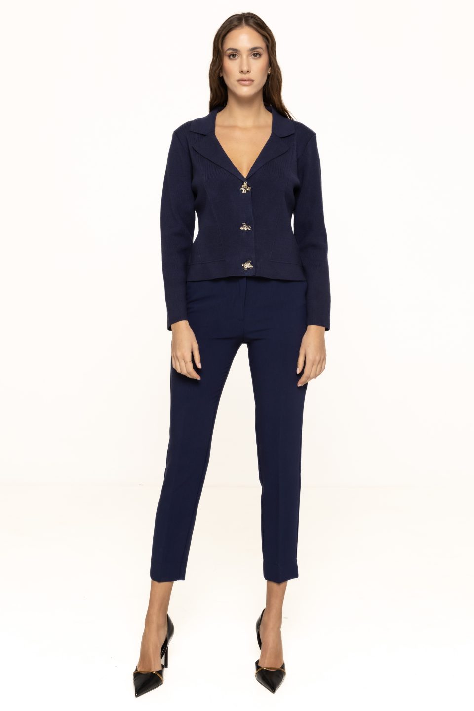 Jacheta cu nasturi argintii Brook 