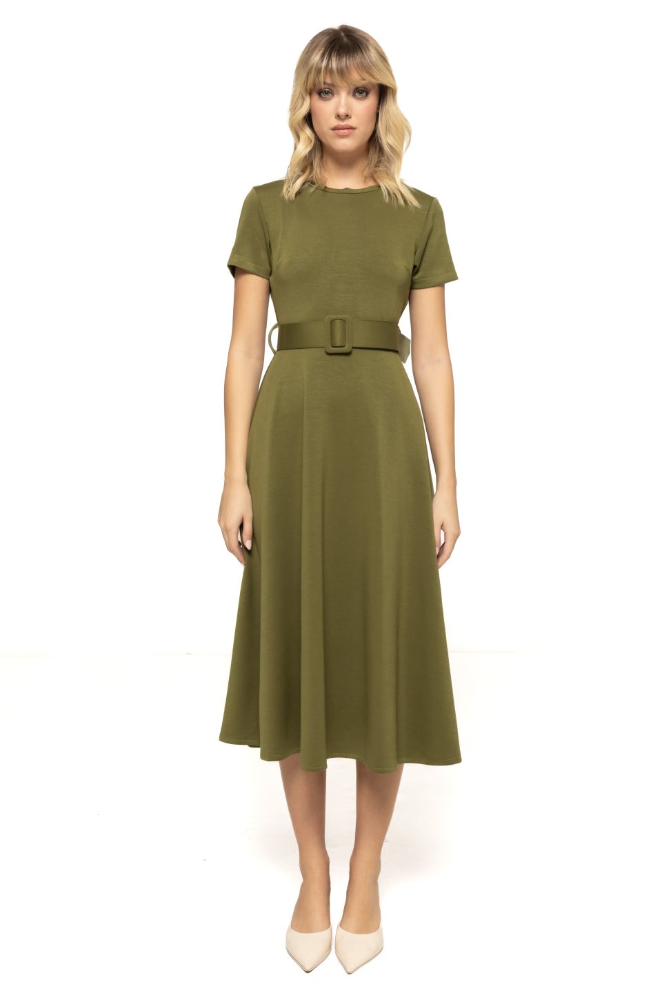 Rochie cu curea in talie Iulia