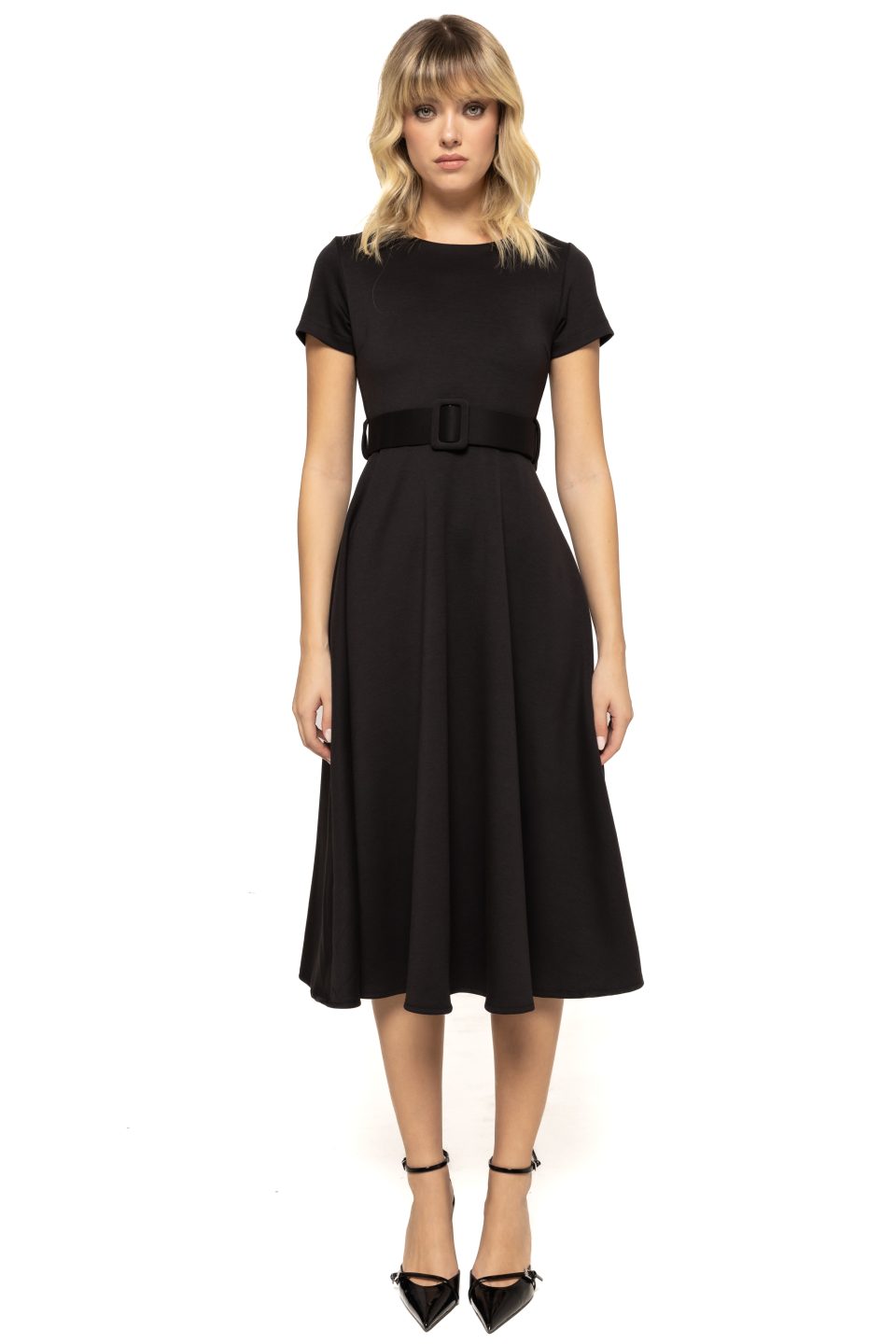 Rochie cu curea in talie Iulia