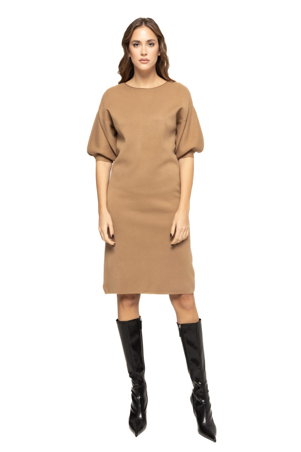 Rochie cu mânecă scurtă Katy