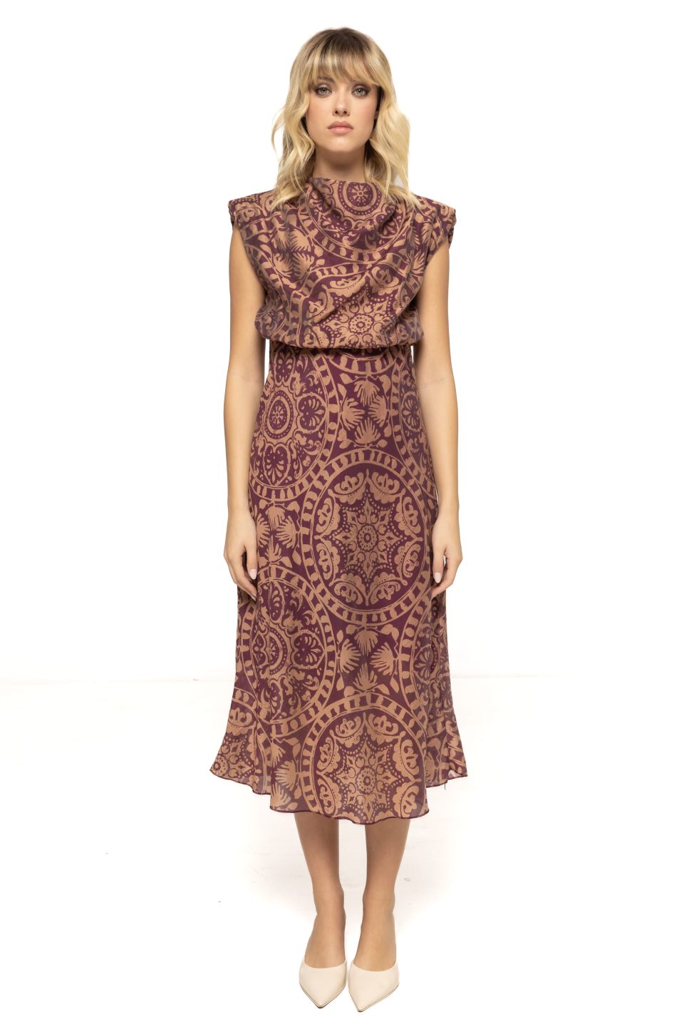 Rochie elegantă cu imprimeu Liza
