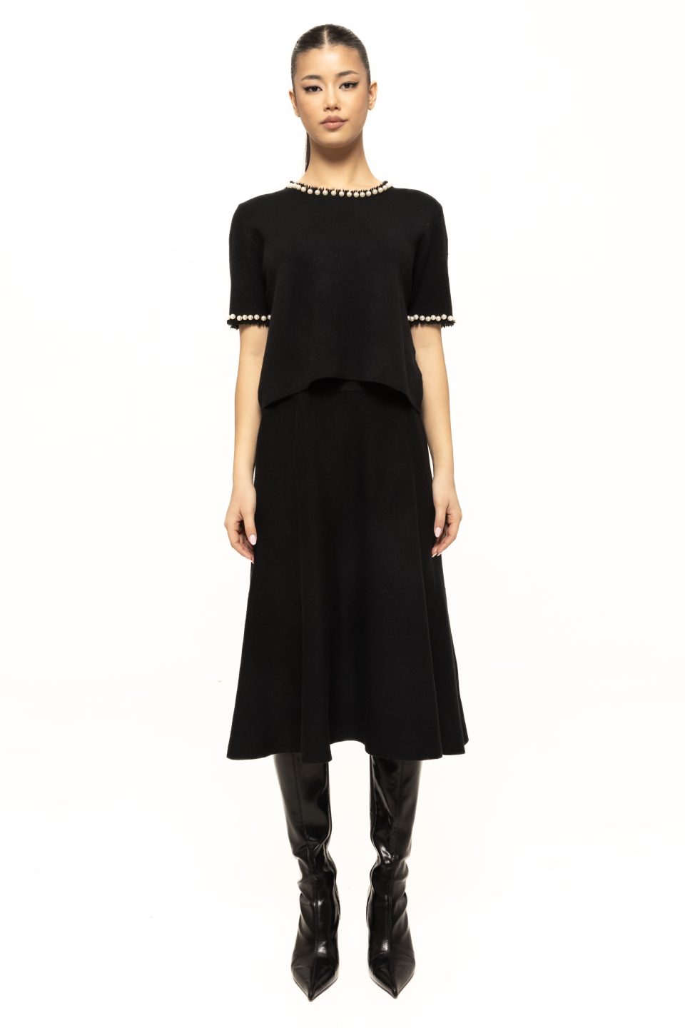 Fusta casual din tricot Marina