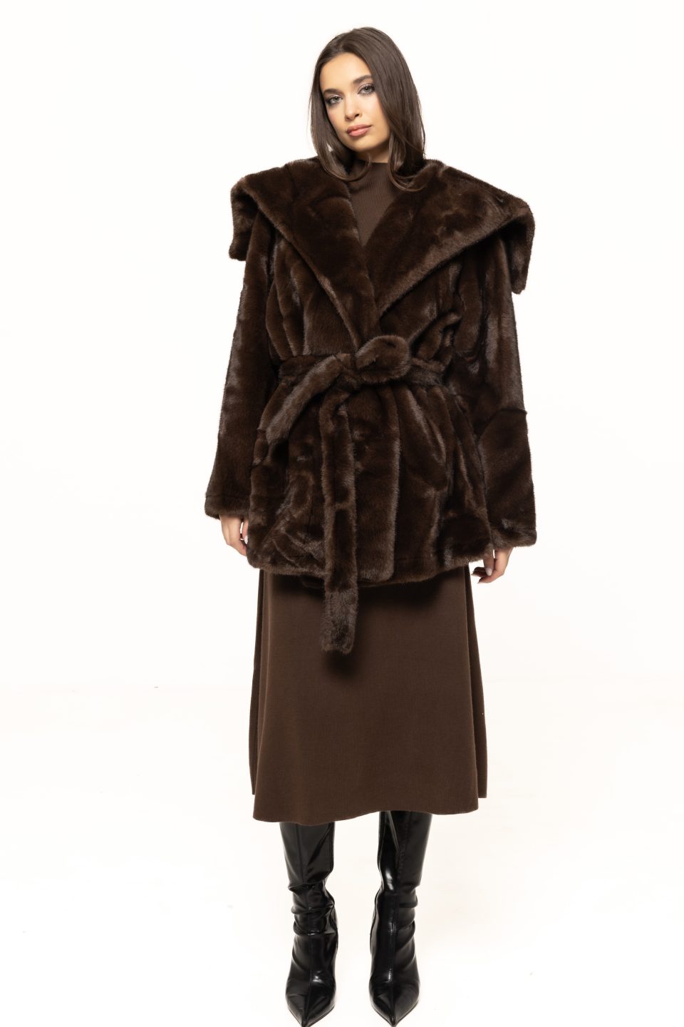 Jacheta cu cordon în talie Mayra