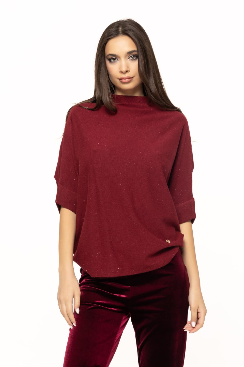 Pulover cu sclipici Angi