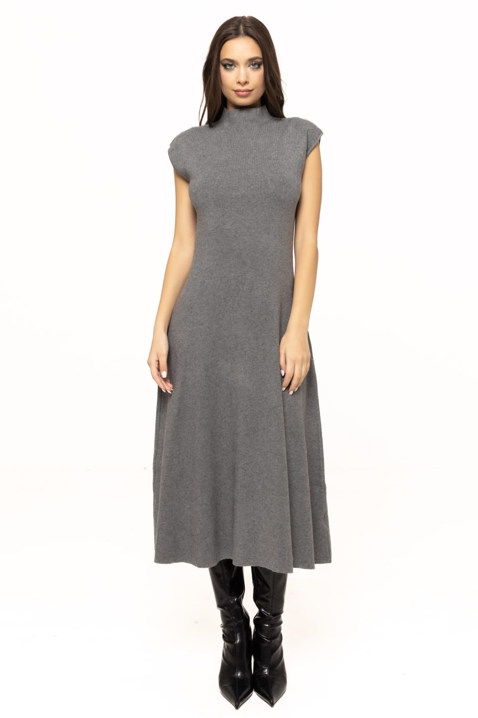 Rochie Lunga cu maneca scurta Maggy