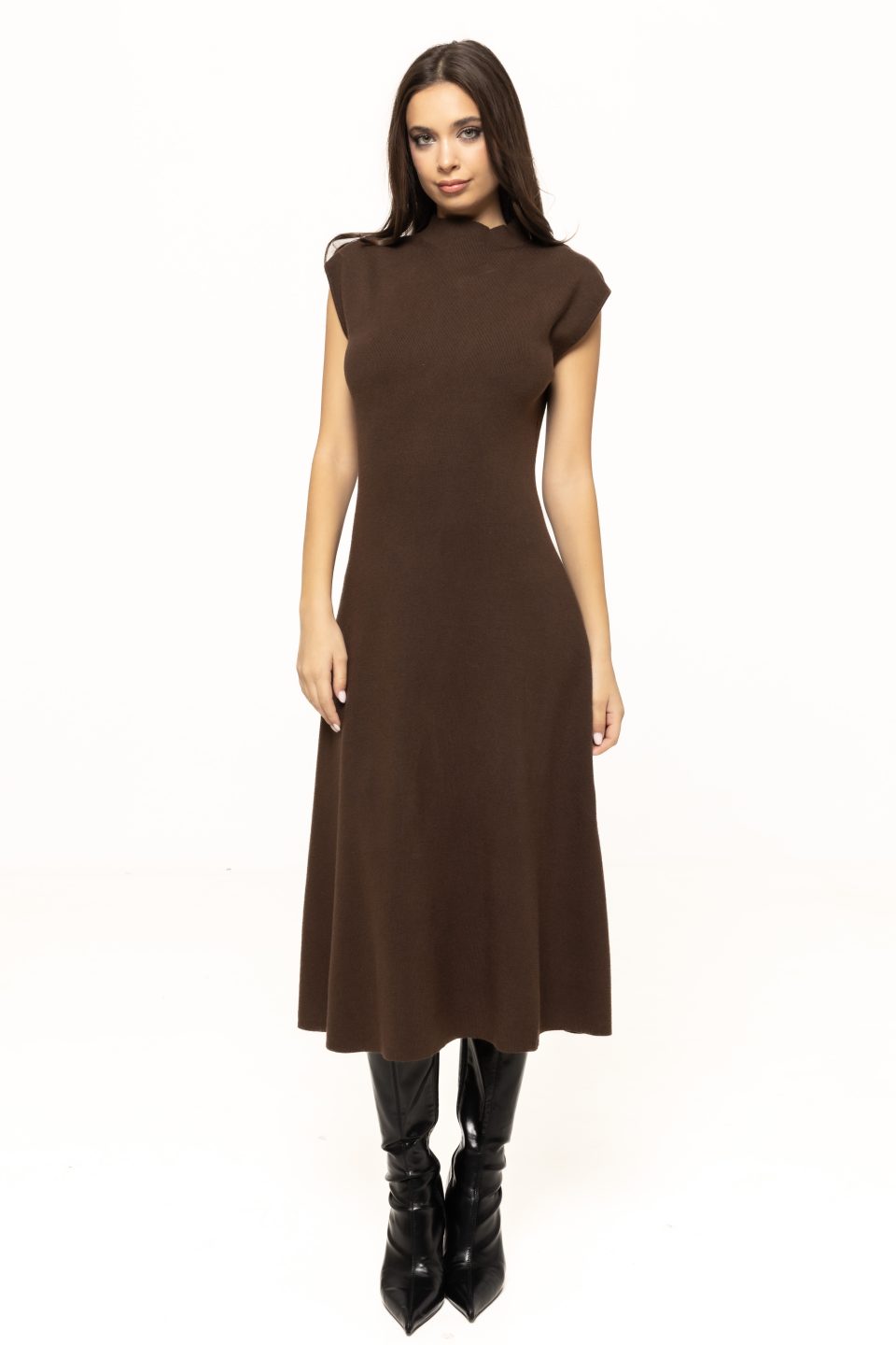 Rochie Lunga cu maneca scurta Maggy