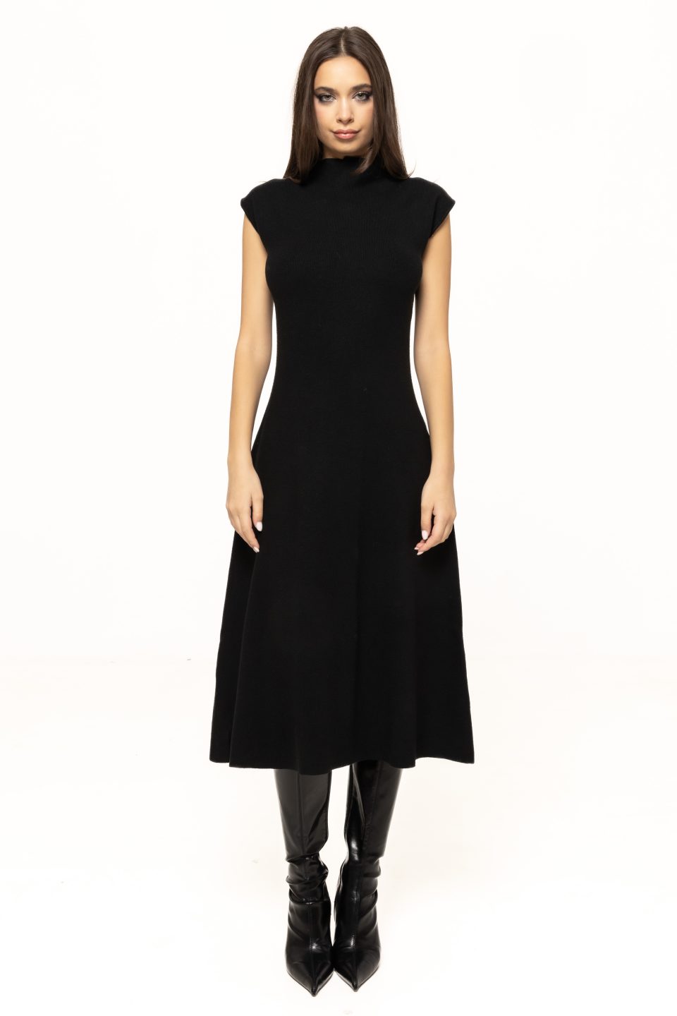 Rochie Lunga cu maneca scurta Maggy