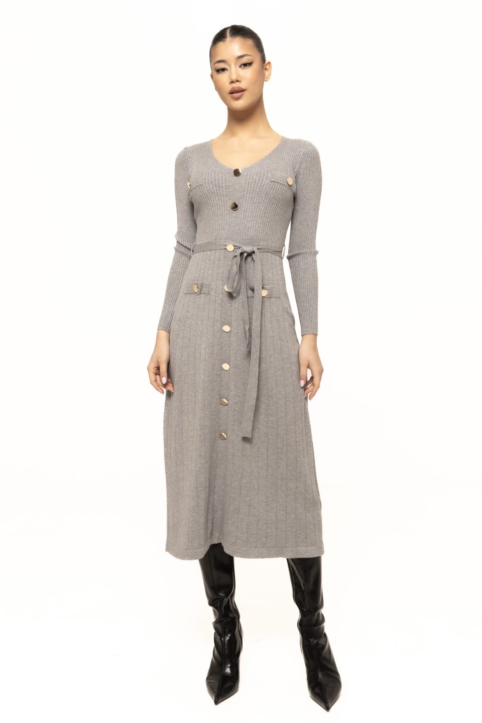 Rochie lejera cu cordon in talie Vera