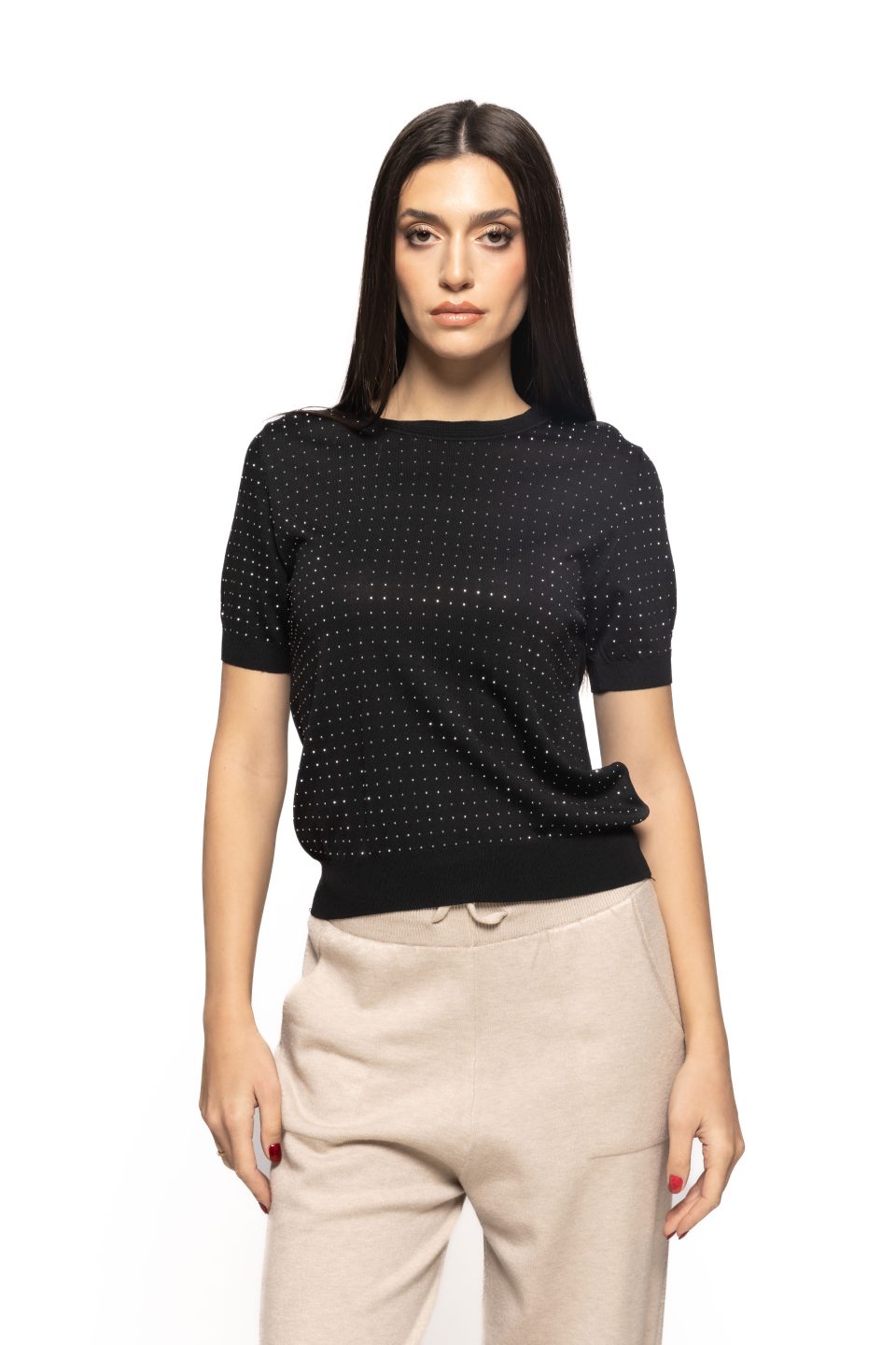 Bluza cu strasuri Brook
