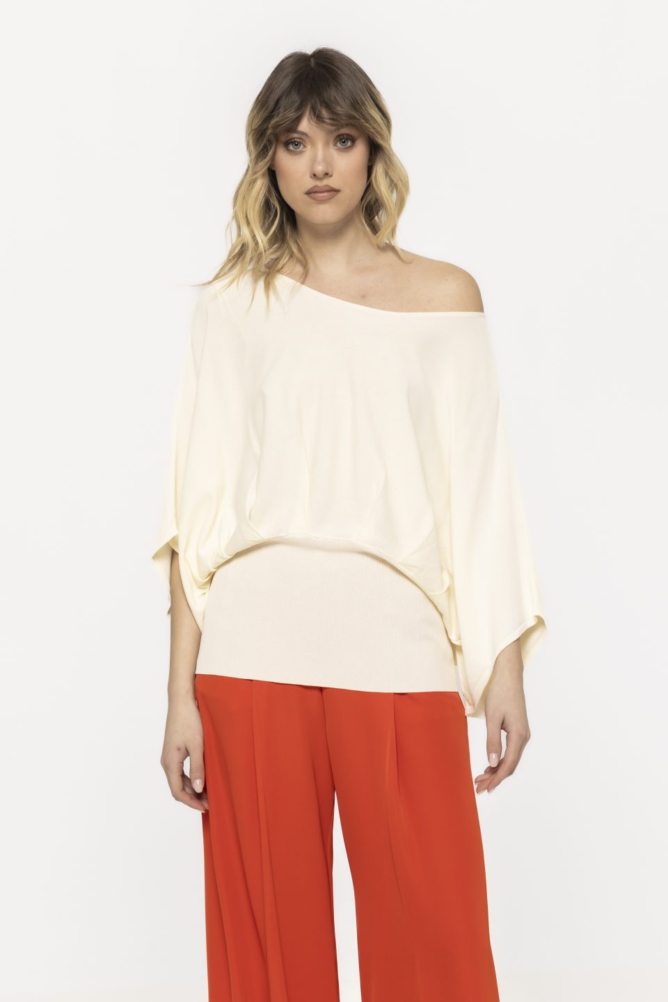 Bluză cu talie lată Nadia