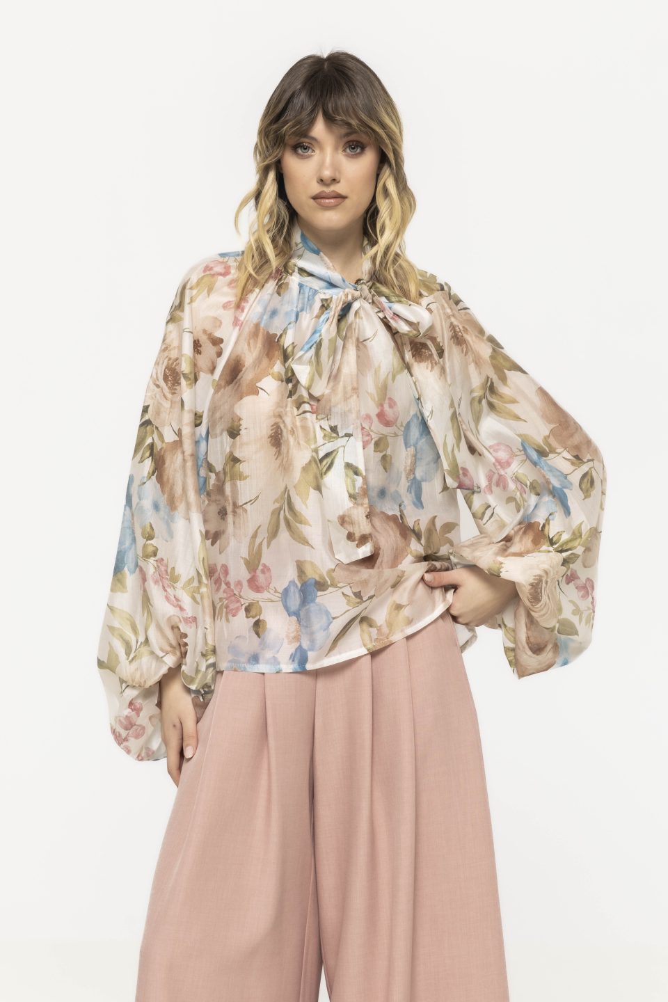 Bluza cu imprimeu floral Salome
