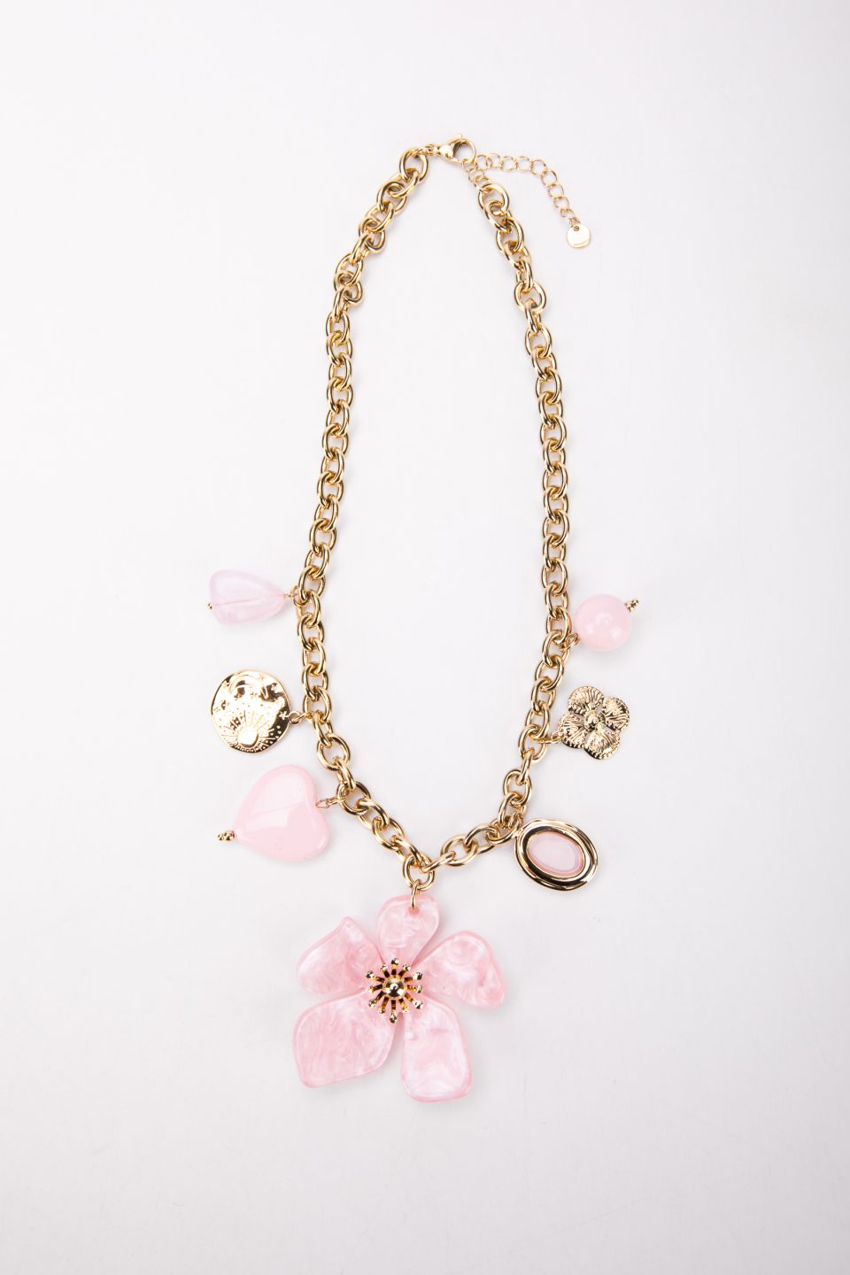 Colier cu pandantive florale Teo