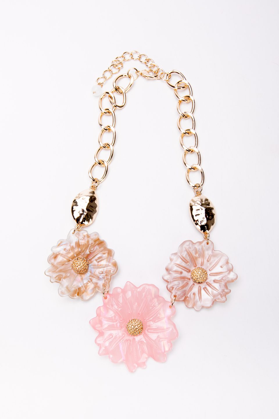 Colier cu aplicații florale Wendy