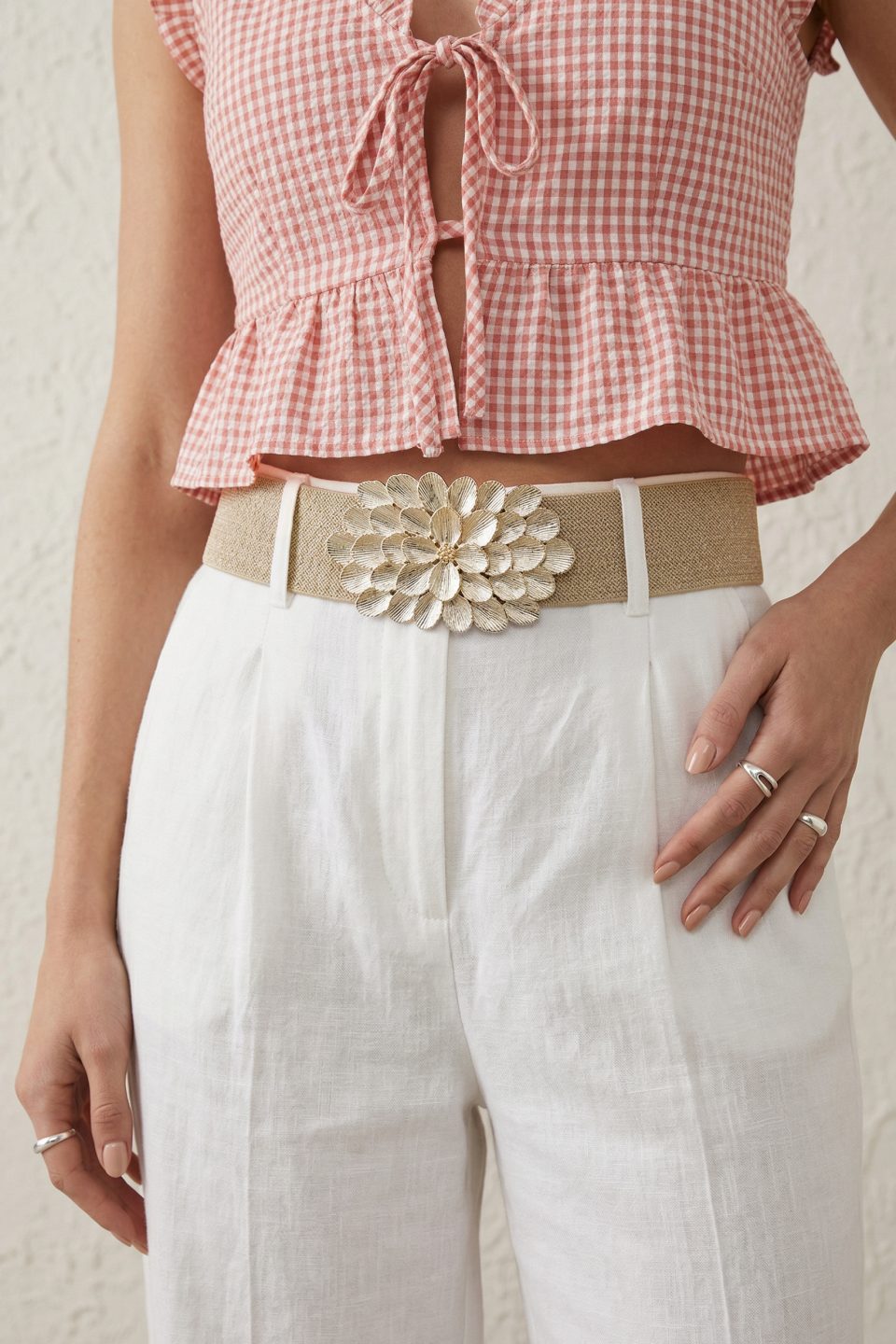 Curea elastică cu floare decorativă Fraga