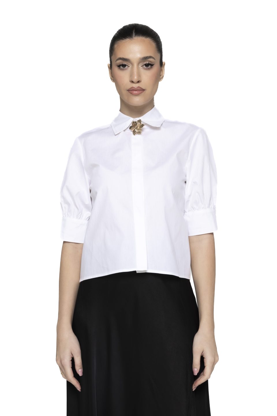 Camasa cu aplicatie brosa Alisa