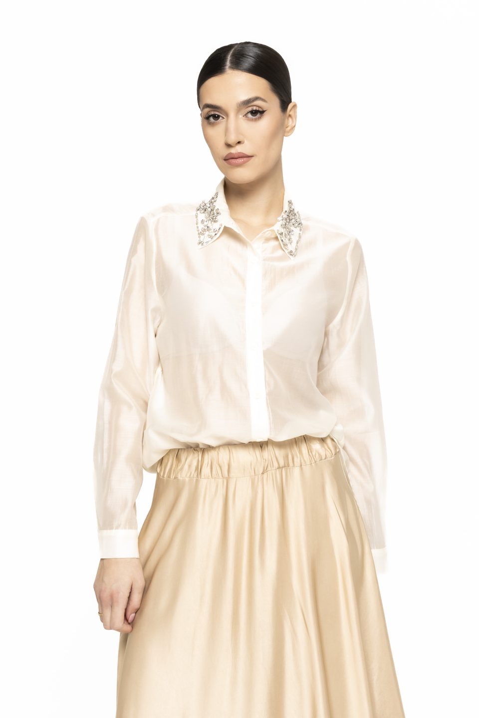 Camasa cu aplicatii pietre Letitia