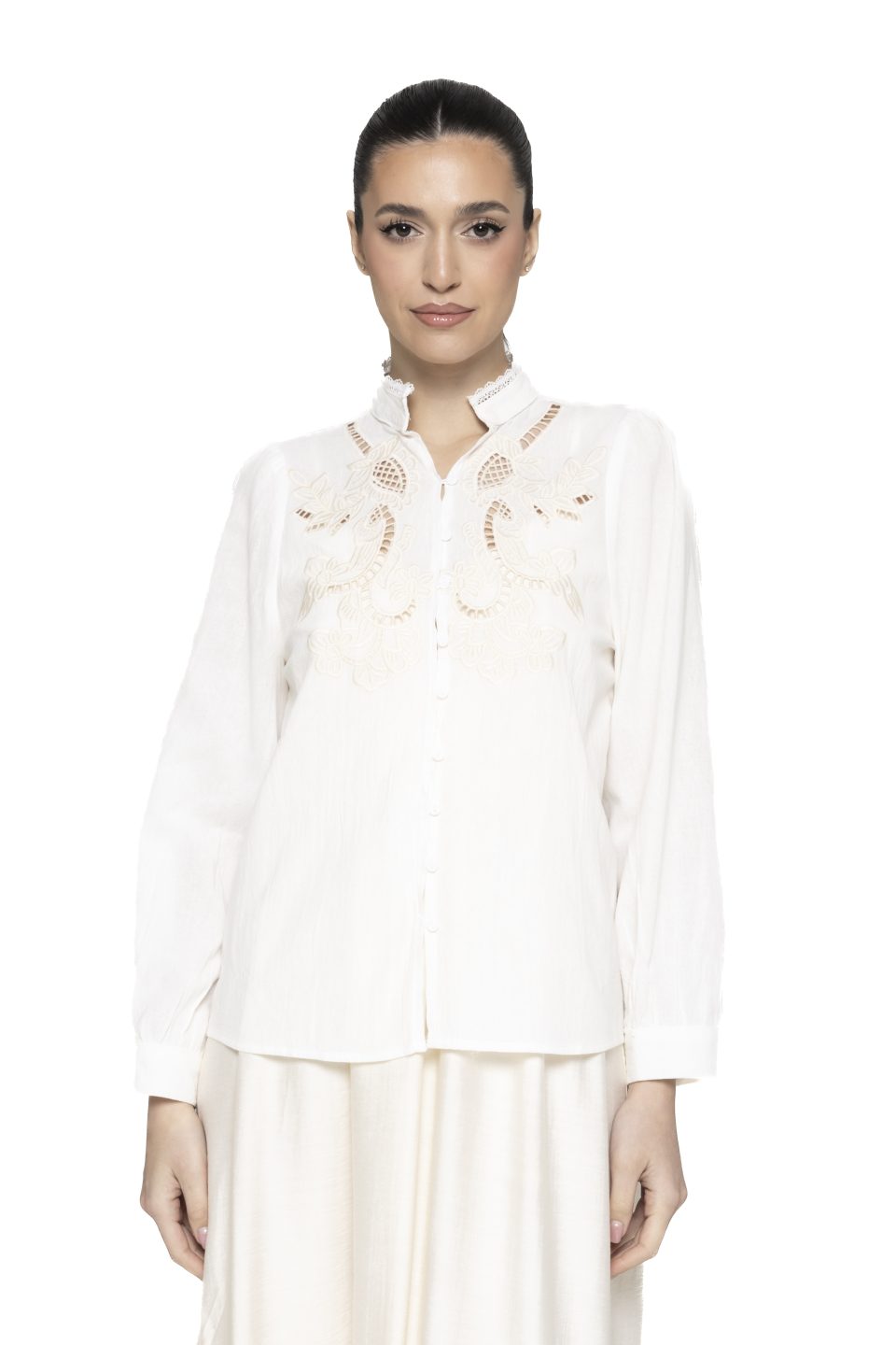 Camasa cu broderie Sorina