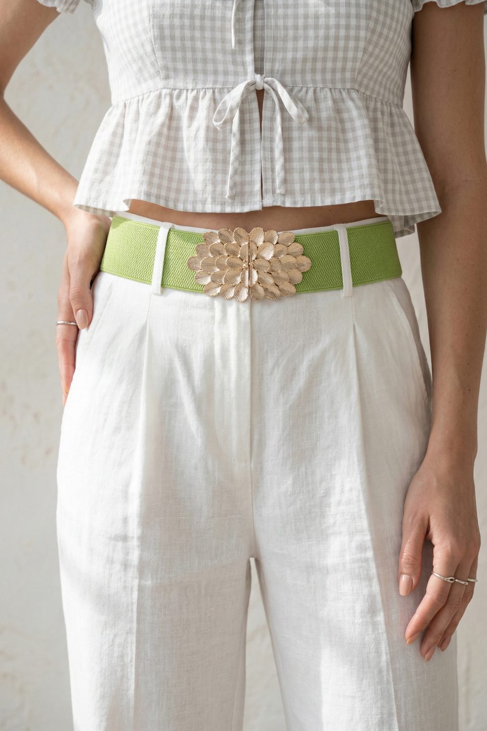 Curea elastică cu floare decorativă Fraga