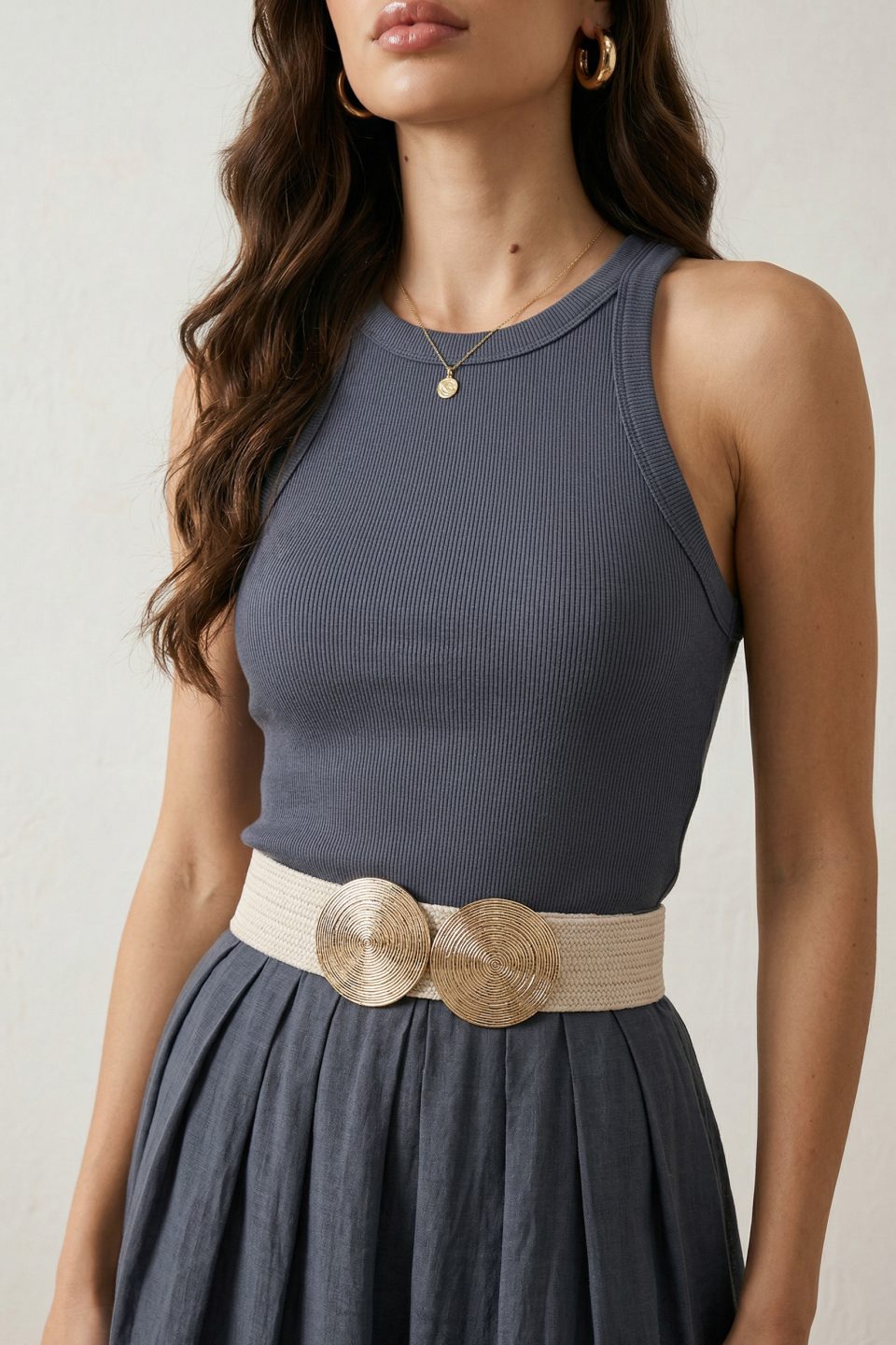 Curea cu cercuri aurii Georgia