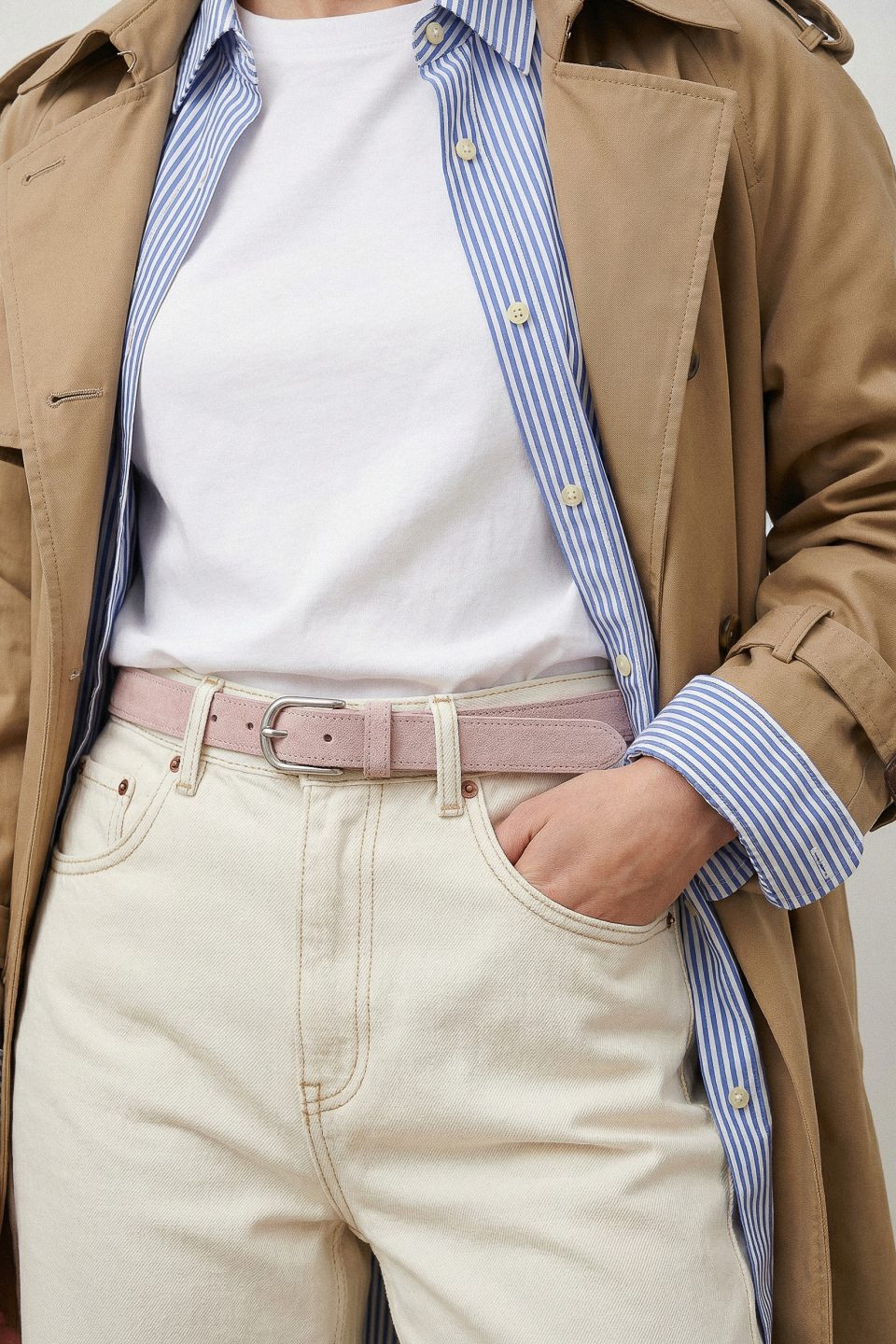 Curea din piele intoarsa Jane