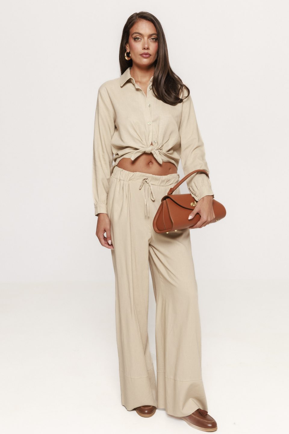 Pantalon lejer cu siret Lavinia