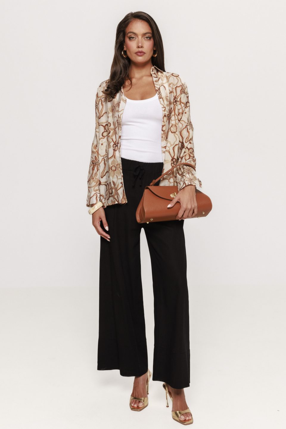 Pantalon lejer cu siret Lavinia