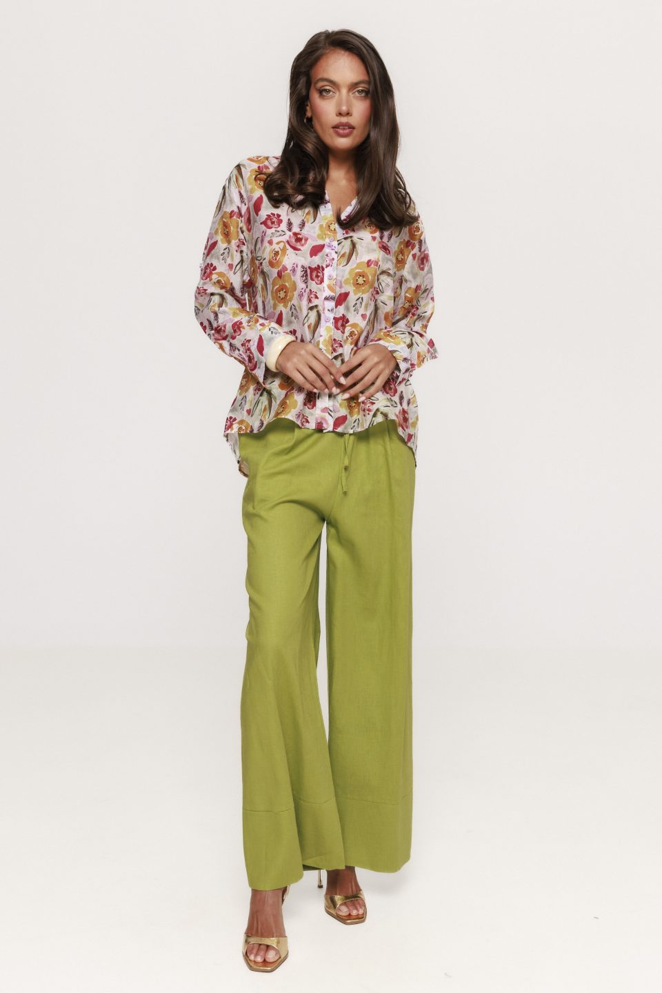 Pantalon lejer cu siret Lavinia