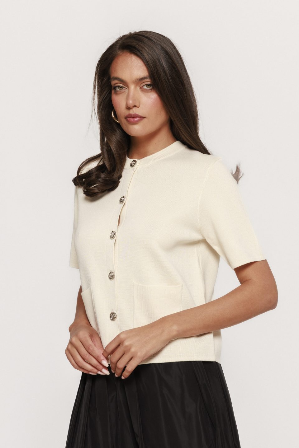 Pulover cu maneca scurta Tina