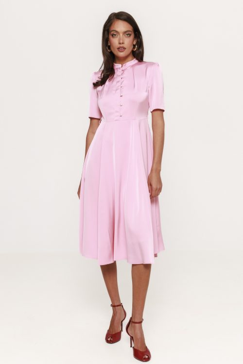 Rochie cu nasturi aplicati Alina