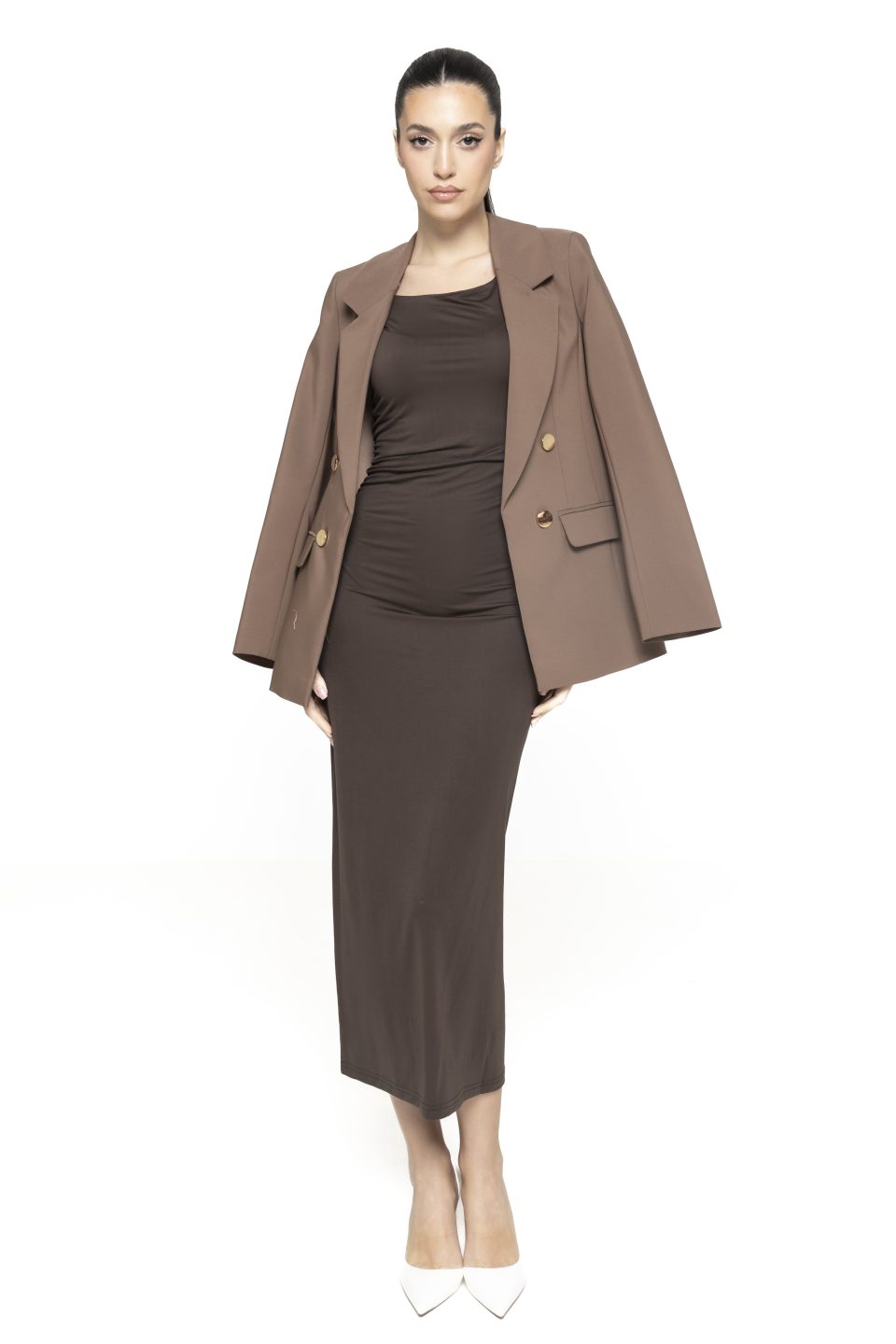 Rochie mulata cu accesoriu auriu Jackie