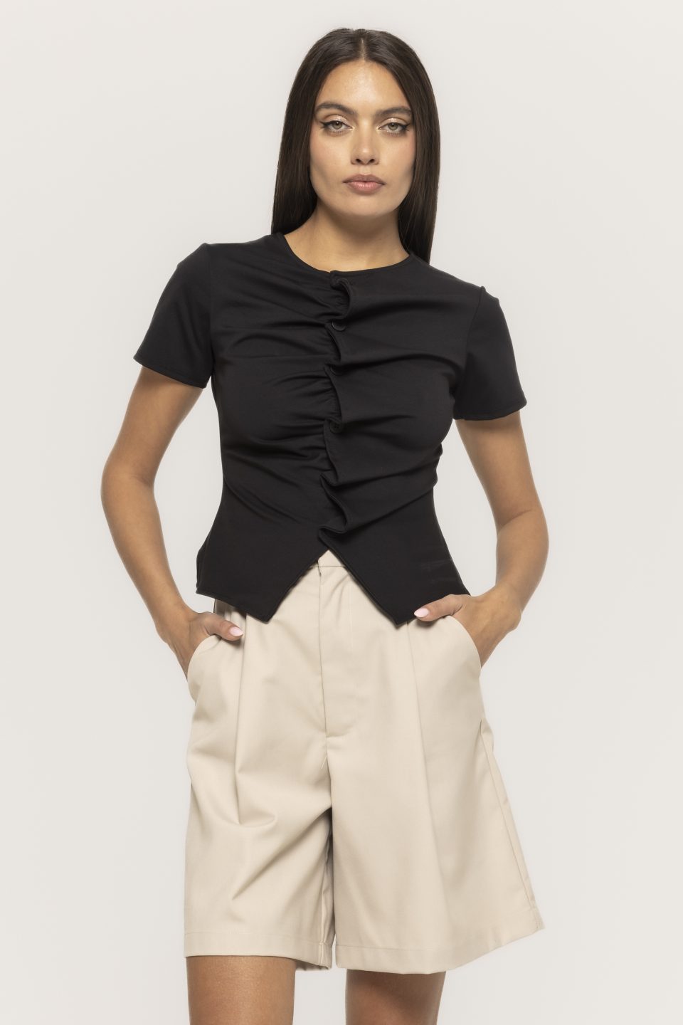 Bluza mulata cu nasturi Holly