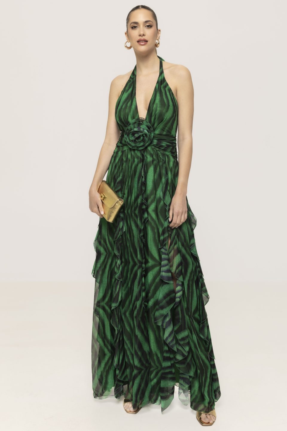 Rochie de seară cu imprimeu Celia