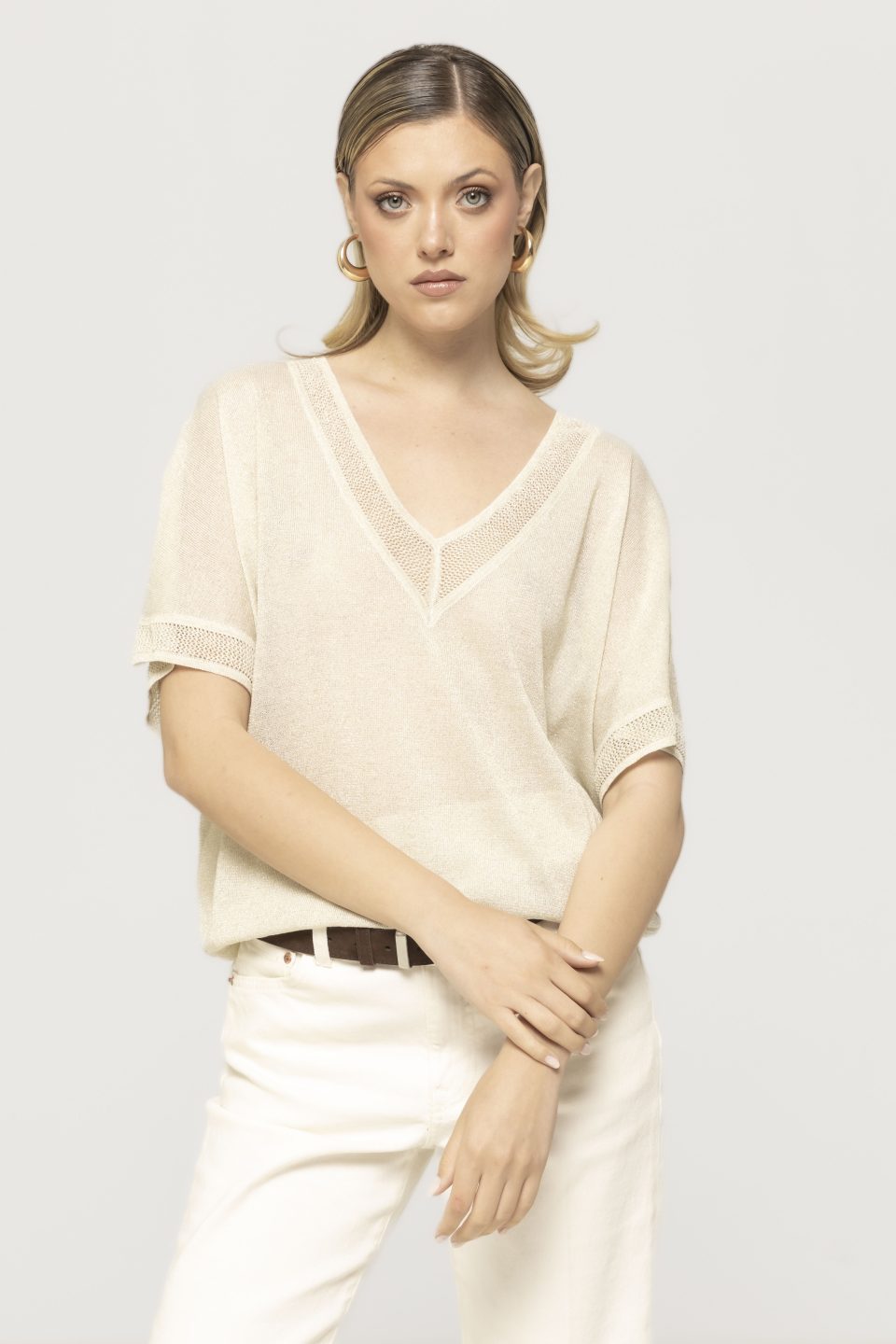 Bluza lejera cu sclipici Naomi