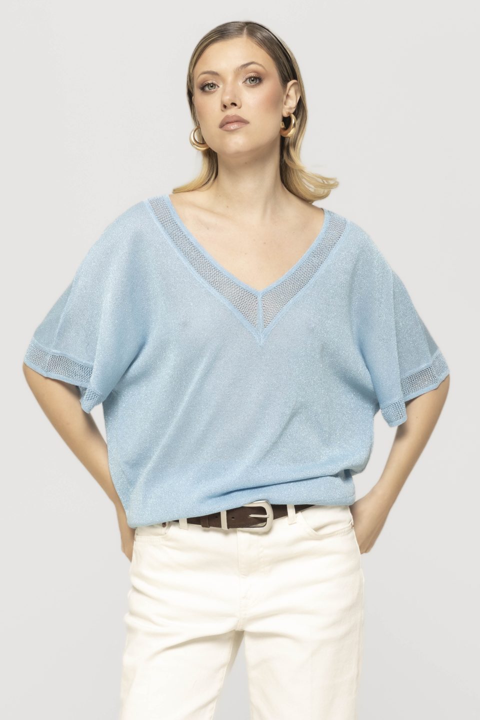 Bluza lejera cu sclipici Naomi