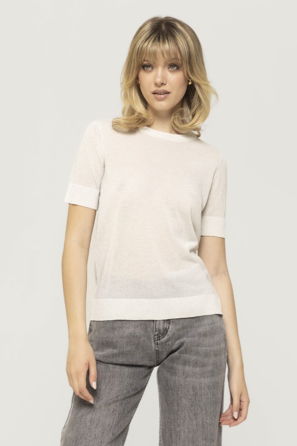Bluza casual cu sclipici Ozana